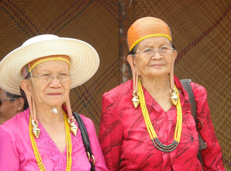 Telinga panjang tradisi Orang  Ulu  di Sarawak Kamek Miak 